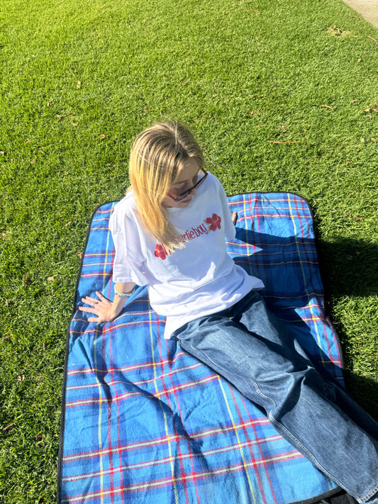 Red Hibiscus Graphic Tee