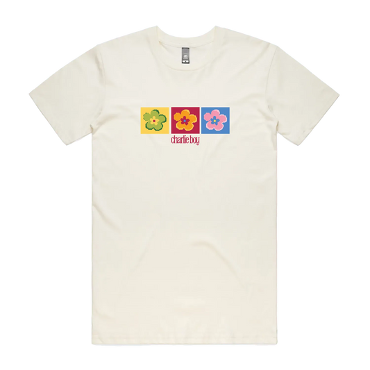 Natural front flat lay