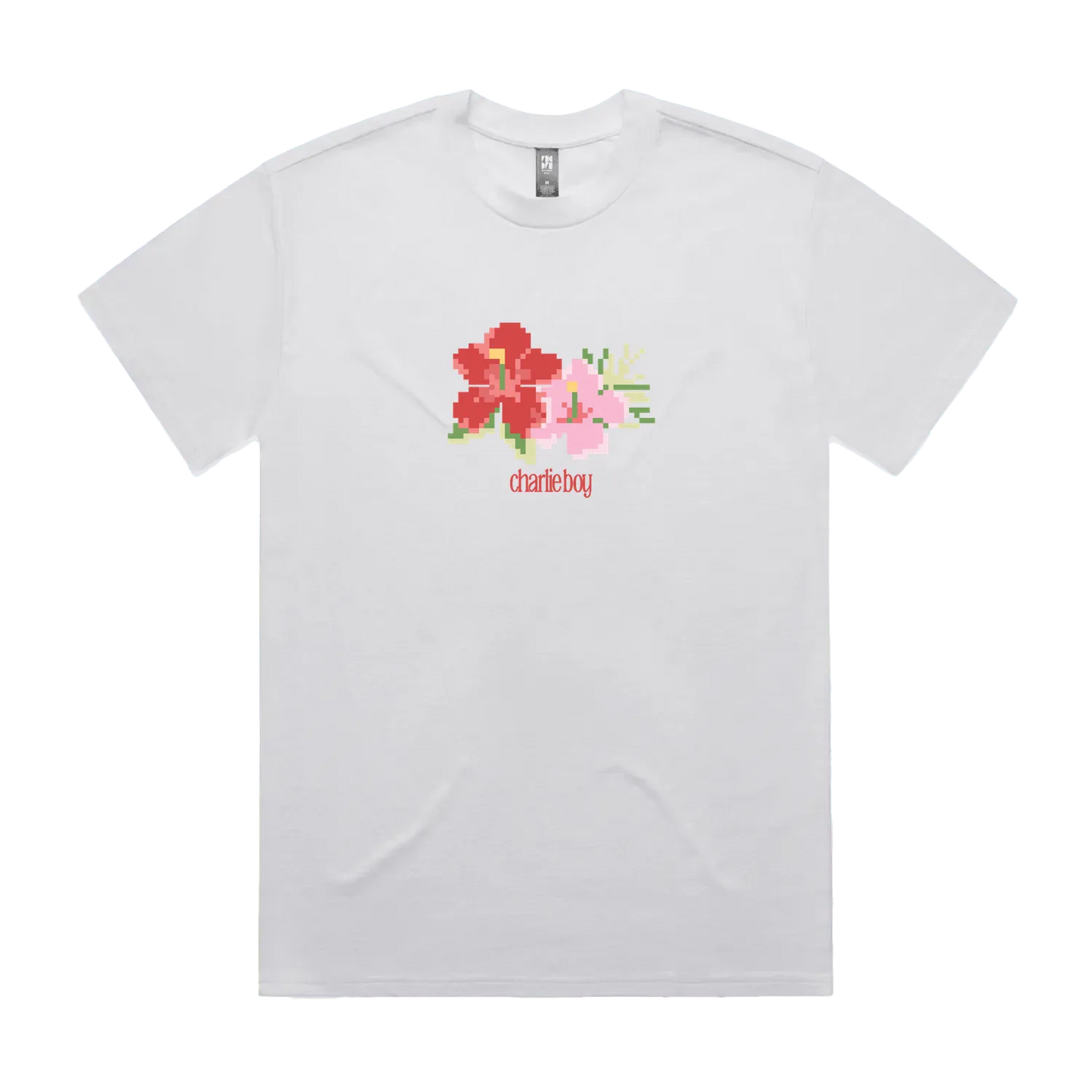 White front flat lay