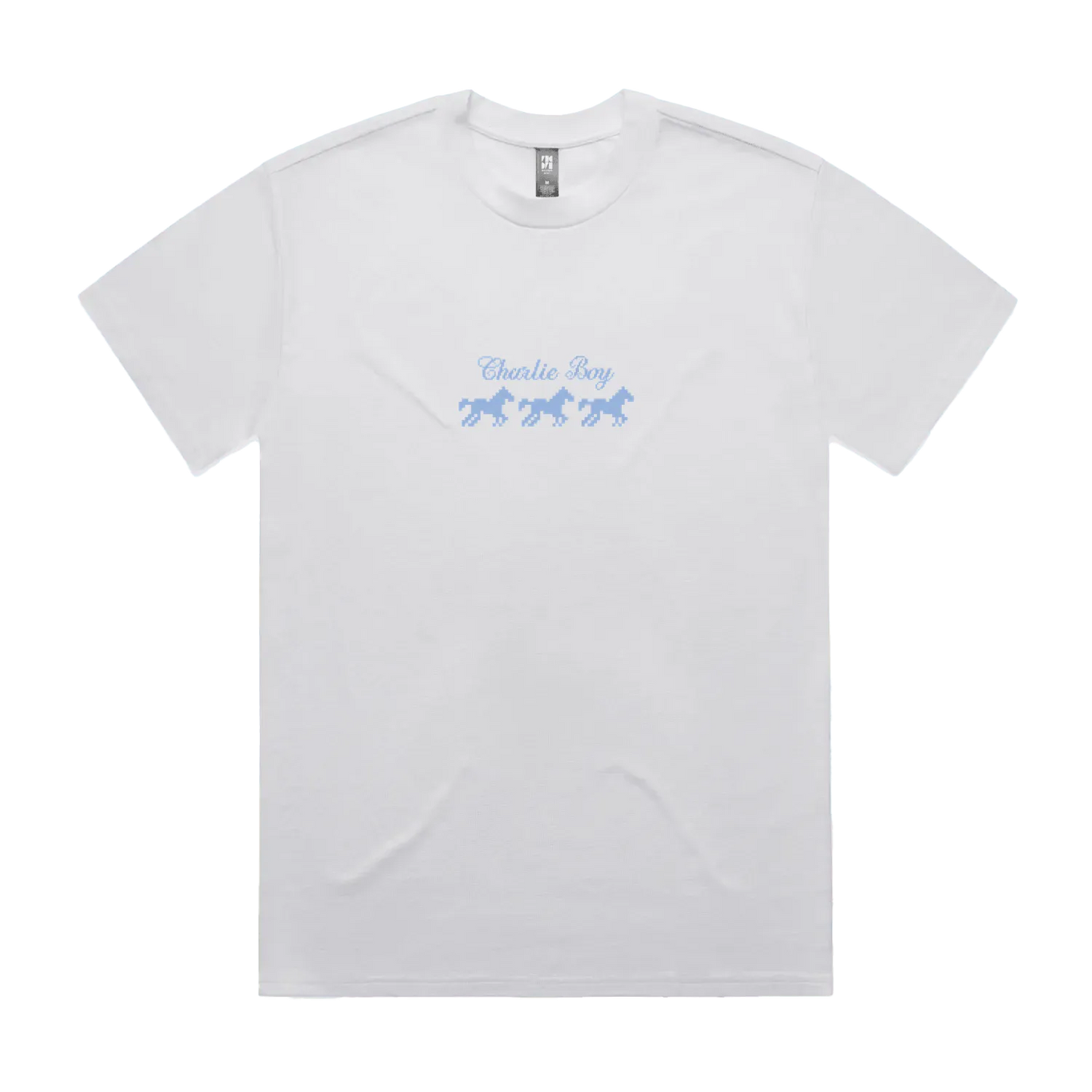 White front flat lay