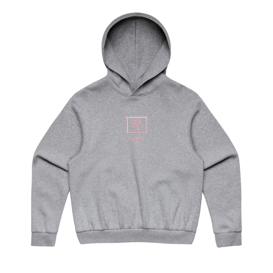 Pixel Petals Embroidered Box Hoodie