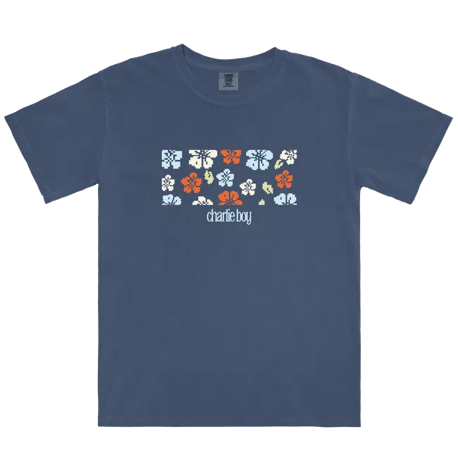 Pixel Petals Graphic Tee
