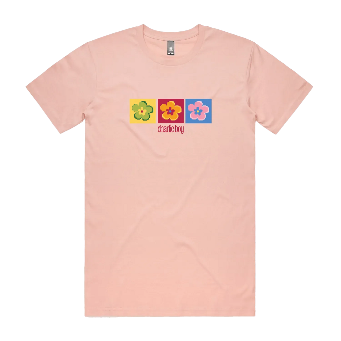 Pink front flat lay