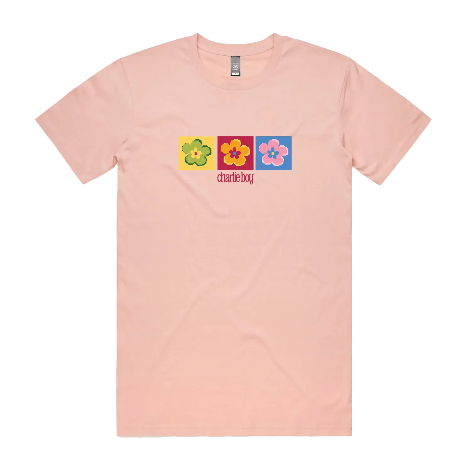 Pink front flat lay