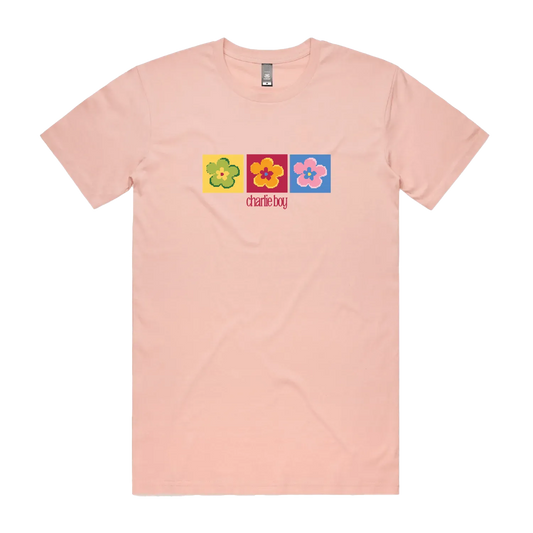 Pink front flat lay