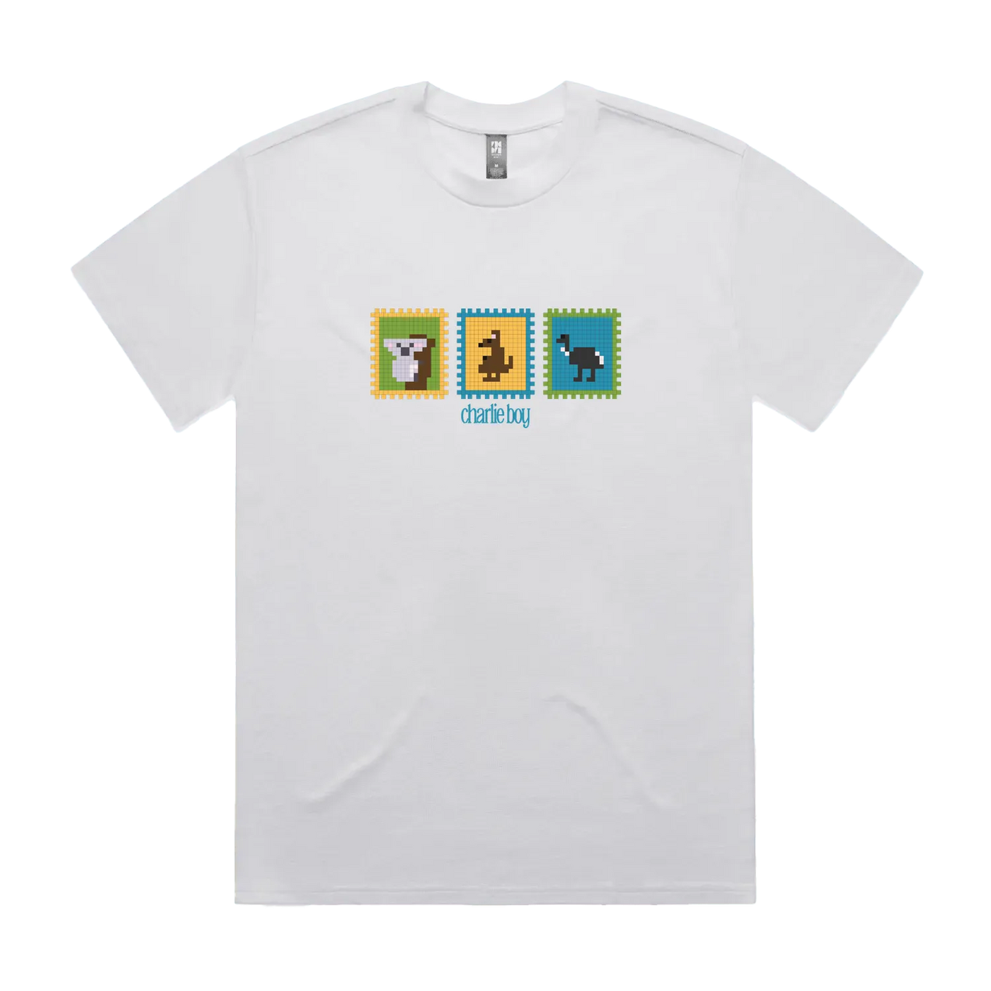 White front flat lay