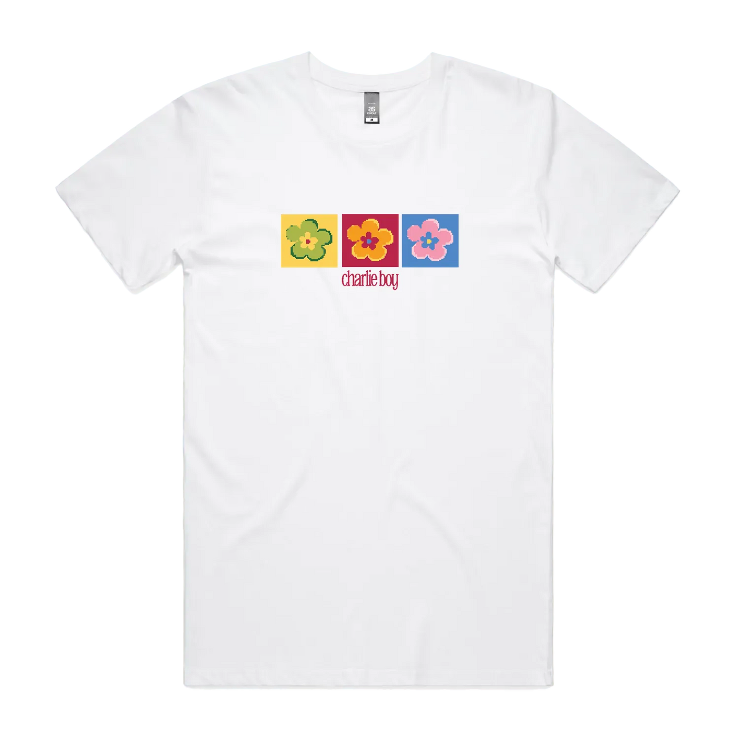 White front flat lay