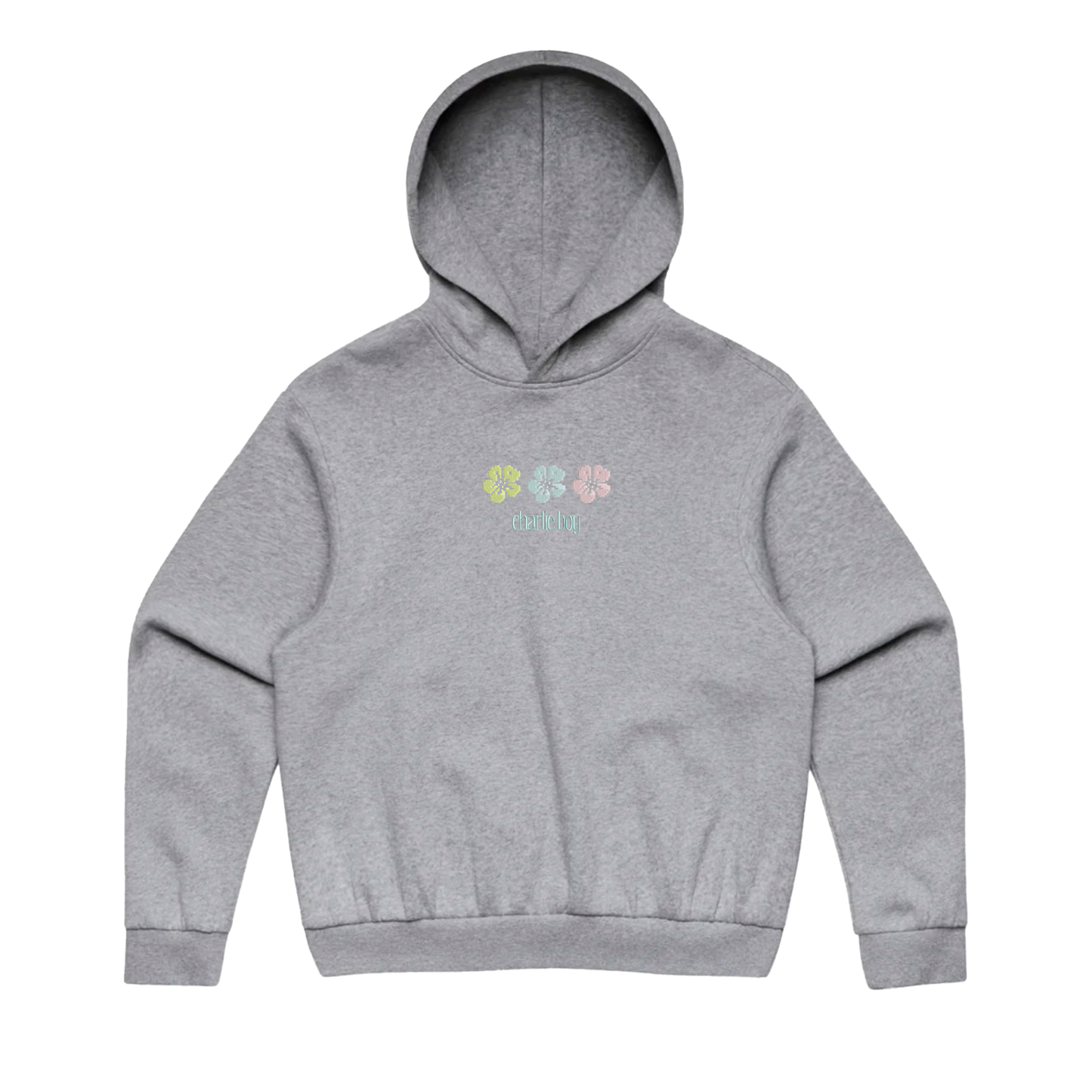 Tropical Glitch Embroidered Hoodie