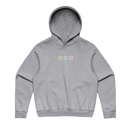 Tropical Glitch Embroidered Hoodie